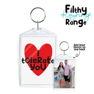 Photo Tolerate You Keyring
